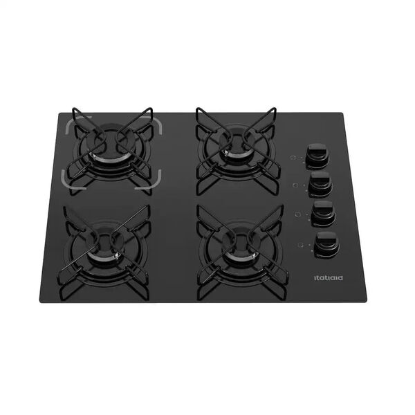 Cooktop Itatiaia Essencial 4 Bocas Preto - Bivolt