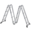 Escada Articulada 4x4 16 Degraus em Alumínio 4,48m Reisam